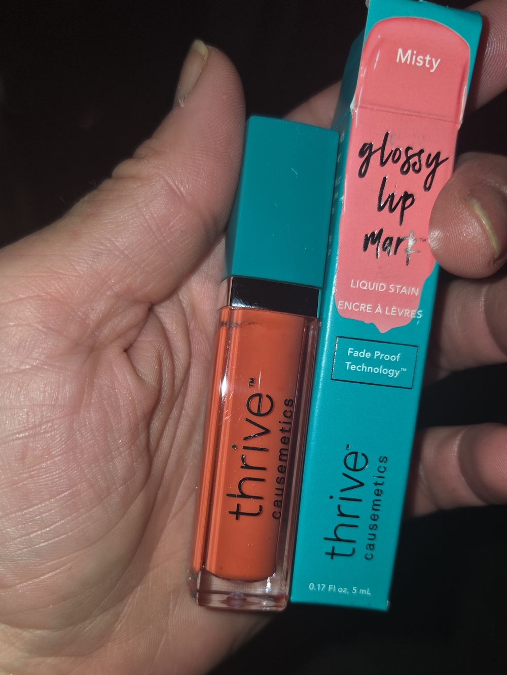 thrive causemetics Glossy Lip Mark Liquid Stain in Misty
